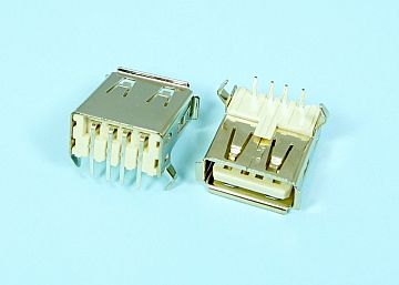 LUB-22AC041T11HLX2 - USB A Type 4Pin Female Board Side DIP 90° - LAI HENG TECHNOLOGY LTD.