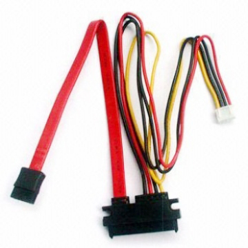 SATA Cable - SATA 7 + 15-pin SATA and Power Cable Serial with 4-pin Features Pitch 2.0 Housing - Send-Victory Corp.
